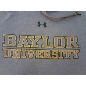 Baylor University Pullover Sweatshirt Hoodie by Under Armour Mens Sz Large